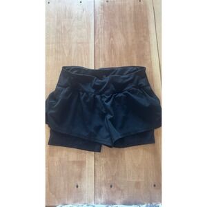 C9 Champion Womens Black 2-in-1 Running Shorts‎ with Compression Liner Size M
